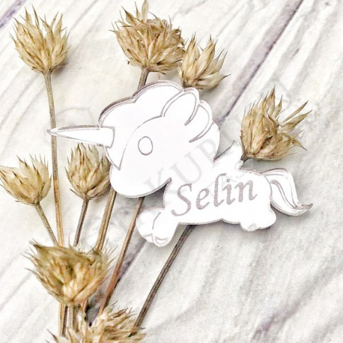 Pleksi ayna lazer kesim Unicorn